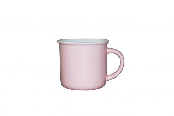 色釉陶瓷杯粉色-1